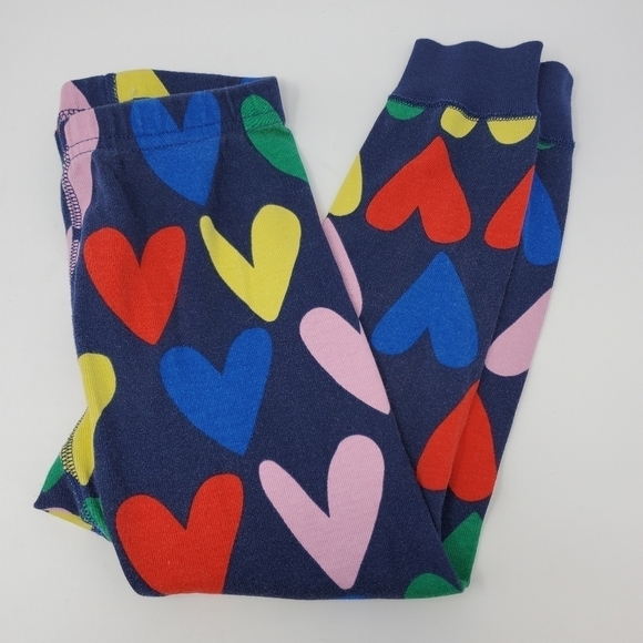 HANNA ANDERSSON TWO PIECE PAJAMA SET SLEEPWEAR BLUE HEARTS YOUTH CHILDREN US 4 - Picture 7 of 13